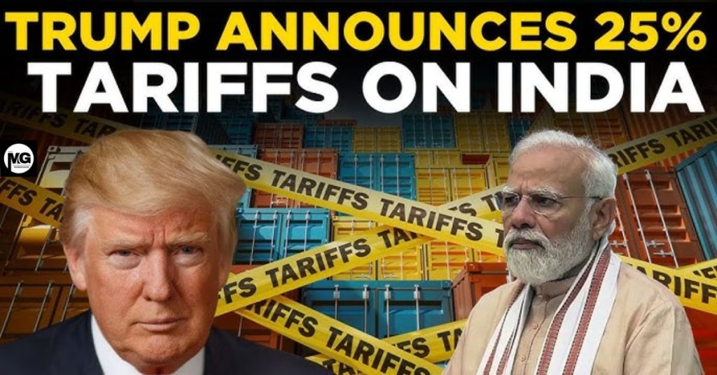 US President Donald Trump Announces 25% Tariff On India